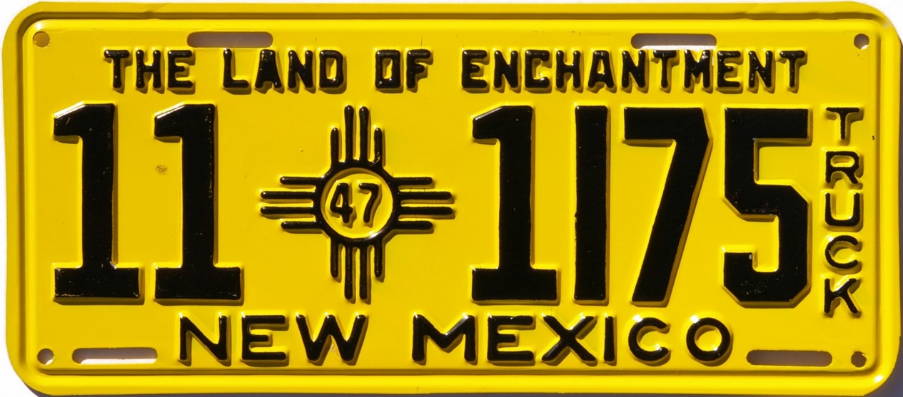 New Mexico License Plates For Sale